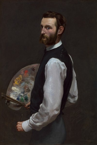 自画像 作： Frédéric Bazille
