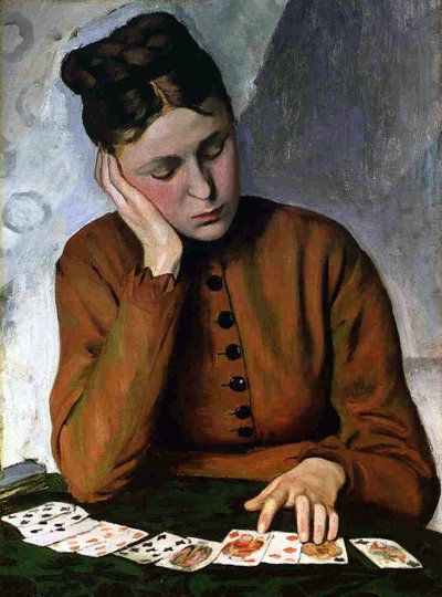 フォーチュンテラー、1869年。 作： Frédéric Bazille