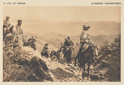 バッセ峠。アンドリッツァーナ上空 作： Frédéric Boissonnas