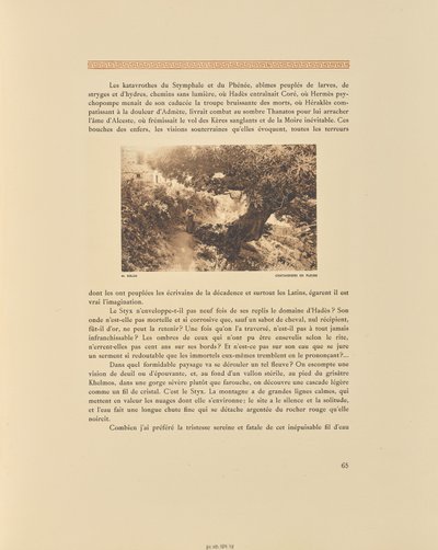 ソロ花の栗の木 作： Frédéric Boissonnas