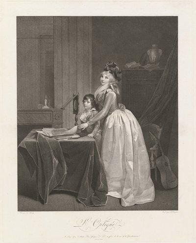 オプティクス (オプティカル ビューアー) 作： Frédéric Cazenave, after Louis Léopold Boilly