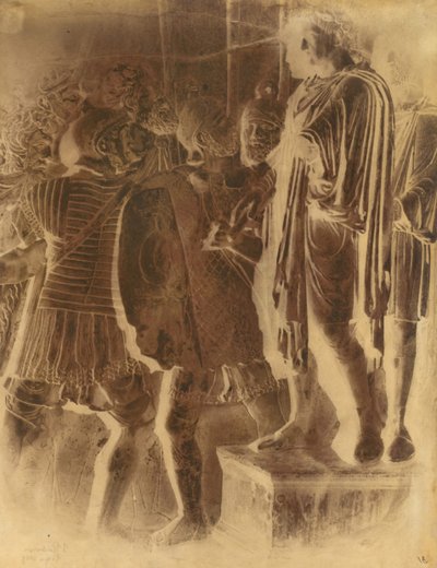 コンスタンティヌス帝の凱旋門のレリーフ、ローマ、1849 年。 作： Frédéric Flachéron