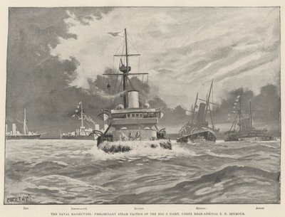 海軍の演技、レッドB艦隊の予備蒸気戦術、EHシーモア少将の下で 作： Fred T. Jane