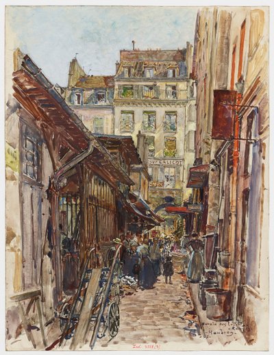 マルシェデザンファンルージュの内部 作： Frederic Anatole Houbron