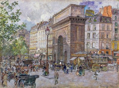 ポルトサンマルタン、1898 作： Frederic Anatole Houbron