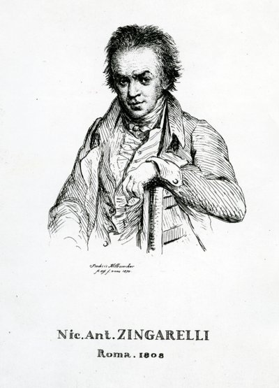 ニッコロアントニオジンガレッリ、1870年 作： Frederic Desire Hillemacher
