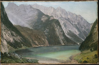 高山湖 作： Frederic Edwin Church