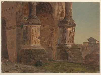 セプティミウス セウェルスの凱旋門、ローマ 作： Frederic Edwin Church