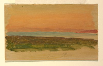 アテネ、海からの眺め 作： Frederic Edwin Church