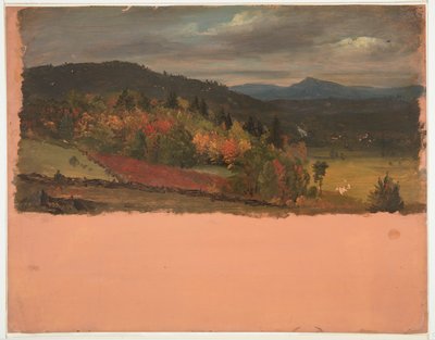 秋の風景 作： Frederic Edwin Church