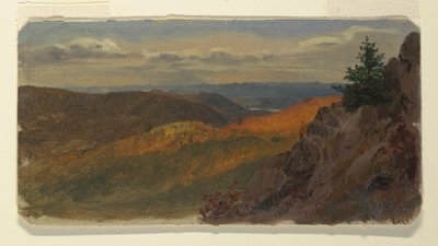 ニューイングランドの秋の風景 作： Frederic Edwin Church