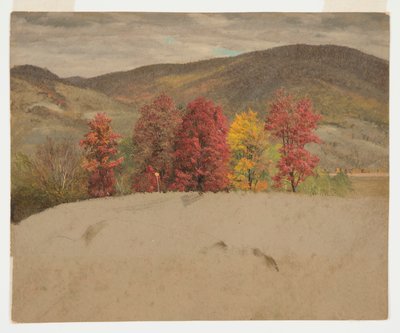 ニューイングランドの秋の風景 作： Frederic Edwin Church