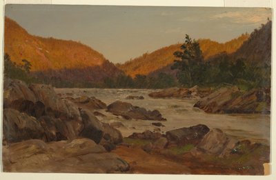 ノースカロライナ州の秋の風景 作： Frederic Edwin Church