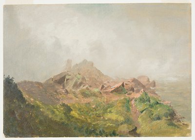 アメリカ滝の麓、ナイアガラ 作： Frederic Edwin Church