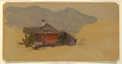 ベルヒテスガーデン、農民の家 作： Frederic Edwin Church