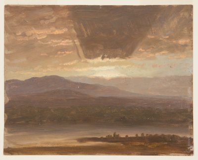 ニューヨーク州ハドソンのキャッツキルズ 作： Frederic Edwin Church
