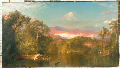 チンボラソ、1864 作： Frederic Edwin Church