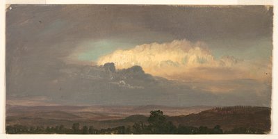 丘の上の雲、ジャマイカ 作： Frederic Edwin Church