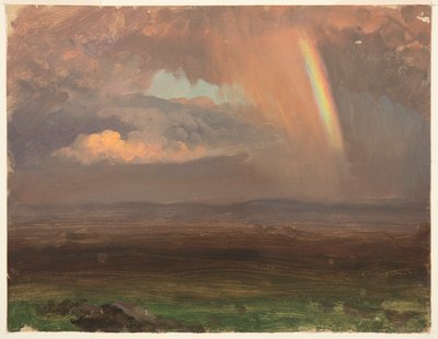 雲と虹、ジャマイカ 作： Frederic Edwin Church