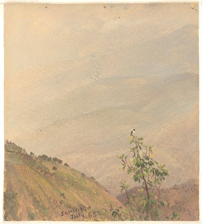 ディスタント・ヒルズ、ジャマイカ 作： Frederic Edwin Church