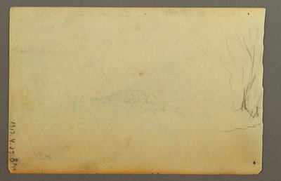 素描「葉のない木」1845年2月 作： Frederic Edwin Church