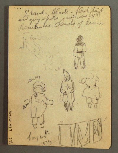 デッサン、カート、人物習作、おそらく1868年 作： フレデリックエドウィン教会
