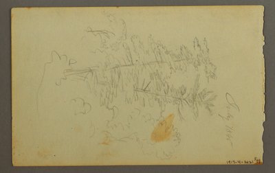 ドローイング、雲の習作、1845年 作： Frederic Edwin Church