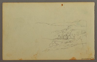 デッサン、雲の習作、おそらく1844年 作： Frederic Edwin Church