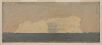 デッサン、流氷、ラブラドル、1859年6月または7月 作： Frederic Edwin Church