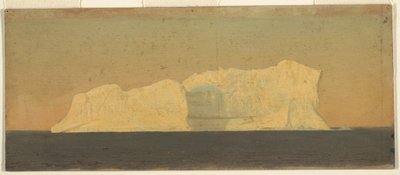 デッサン、流氷、ラブラドル、1859年6月または7月 作： Frederic Edwin Church
