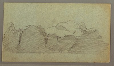 デッサン、流氷、おそらく1874年6月 作： フレデリックエドウィン教会