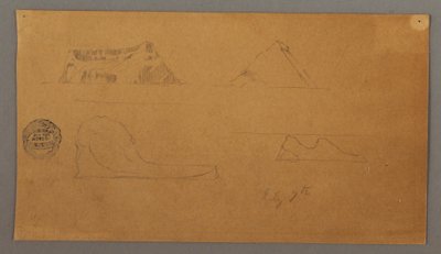 ドローイング、流氷、1859年7月7日 作： Frederic Edwin Church