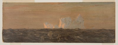 ドローイング、氷山、1859年6月または7月 作： フレデリックエドウィン教会