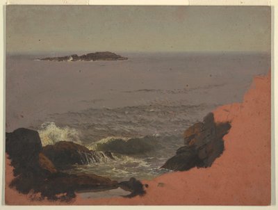 デッサン、メイン海岸、1845-48年 作： フレデリックエドウィン教会