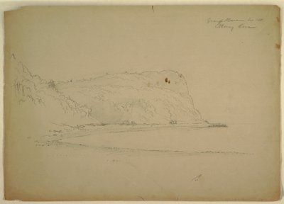素描「猿の洞窟」1851年 作： Frederic Edwin Church