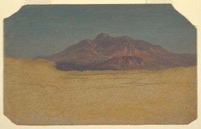 ドローイング、山の風景、1868年 作： Frederic Edwin Church