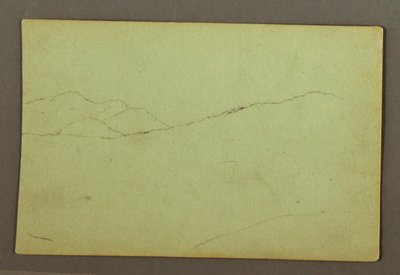デッサン、山の頂、1856年頃 作： フレデリックエドウィン教会