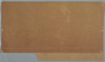 デッサン、山の風景、エクアドルまたはコロンビア、1853年 作： フレデリックエドウィン教会