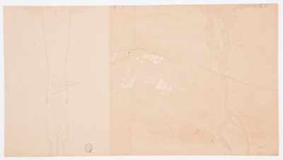 ドローイング、南東からのカタディン山；裏面はカタディン山、1876-78年 作： フレデリックエドウィン教会