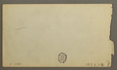 ドローイング、雨と太陽（メイン州）、おそらく1860年 作： Frederic Edwin Church