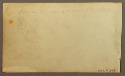 素描、村近くのリモナ川、エクアドルかコロンビア；裏面：葉、1857年 作： フレデリックエドウィン教会