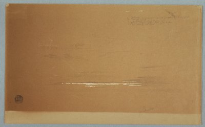 素描、海景、ラブラドール海岸、1859年6月または7月 作： Frederic Edwin Church
