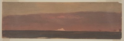 素描《氷山のある海景》1859年 作： フレデリックエドウィン教会