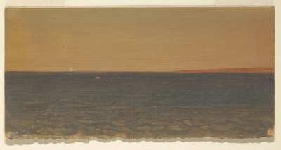 素描《氷山のある海景》1859年 作： フレデリックエドウィン教会