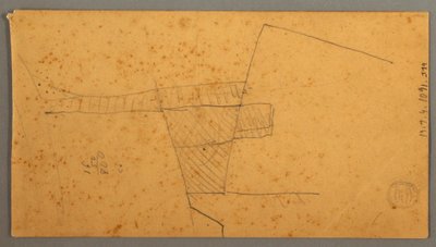 デッサン、蒸気船、空の習作、1866年6月30日 作： フレデリックエドウィン教会