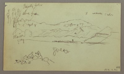 図面、石のアーチ、石の土台、1868年4月27日 作： フレデリックエドウィン教会