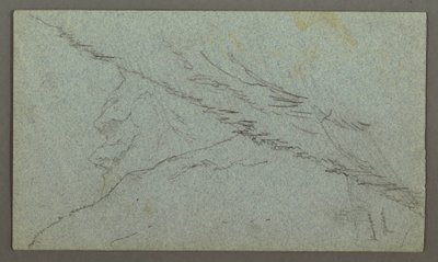 デッサン、タウエルン・ピークス、ザ・キグス、1868年7月 作： フレデリックエドウィン教会