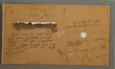 デッサン、雷雨、山、献身的な彫刻、オーストリアまたはバイエルン、1868年 作： フレデリックエドウィン教会