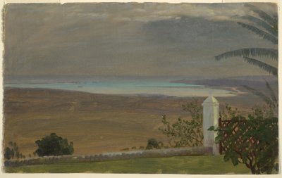 ドローイング、海の眺め、1865年 作： Frederic Edwin Church