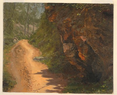 デッサン、ウッドランド・パス、ジャマイカ、1865年6月 作： Frederic Edwin Church